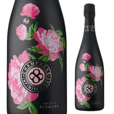 インフィニット エイト フラワーズ ブリュット ロゼ [NV] 箱なし 750ml